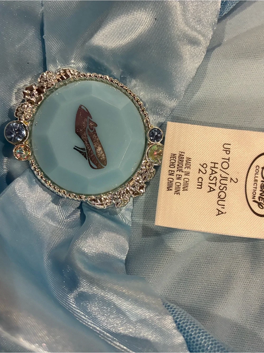 Disney Cinderella Light Blue Sparkle Princess Dress